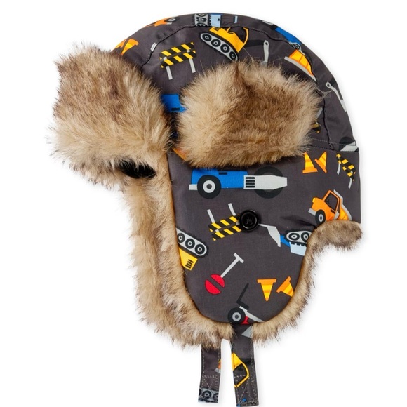 NWT The Children's Place Boys and Toddler Winter Trapper Kids Hat with Earflaps - Picture 2 of 8